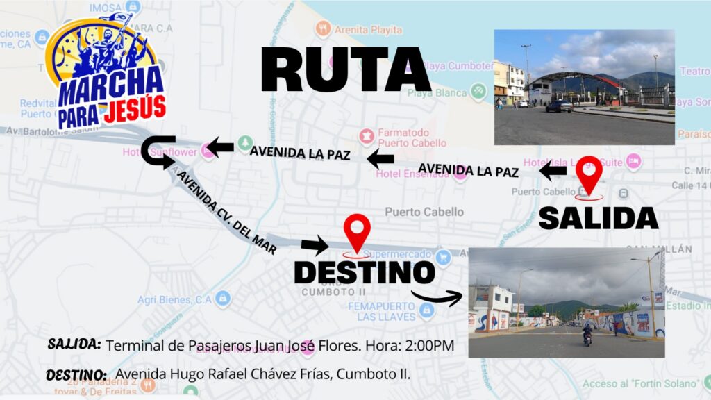 Mapa de referencia - RUTA OFICIAL PUERTO CABELLO