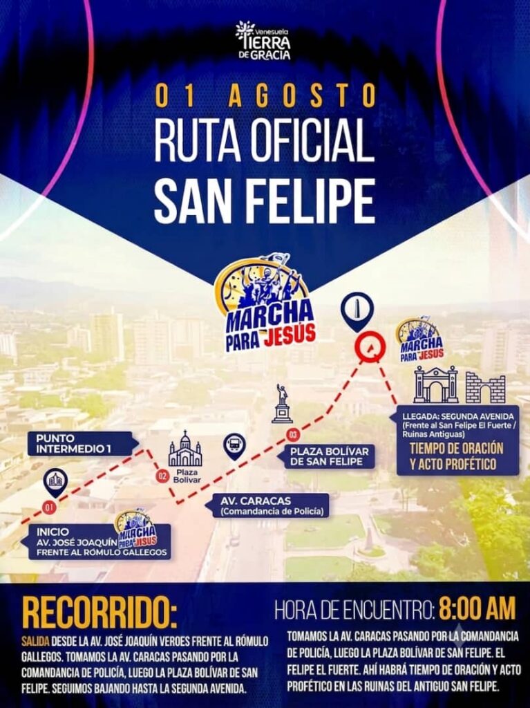 Mapa de referencia - RUTA OFICIAL SAN FELIPE